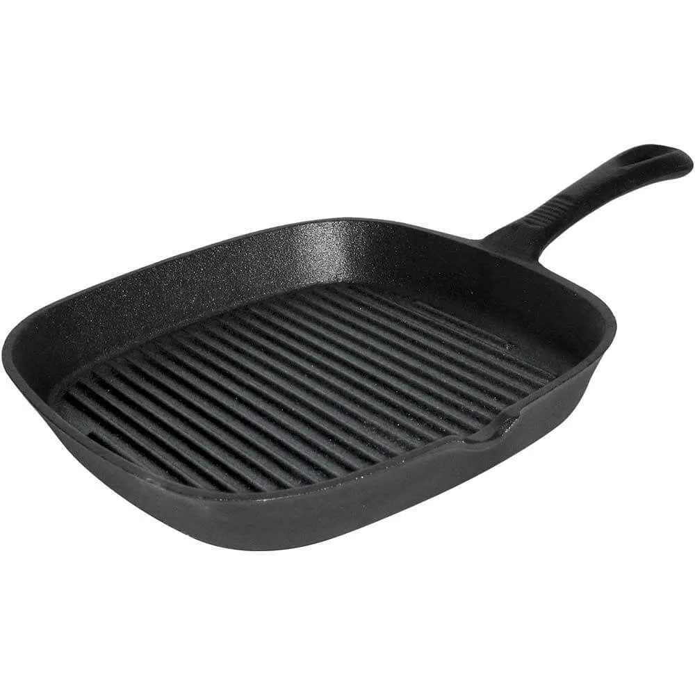 Grillpann, malmist, 240 × 240 mm (049003)