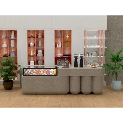 Neutralus vitrinos stendas INTEGRO DROP-IN IN-100-80N