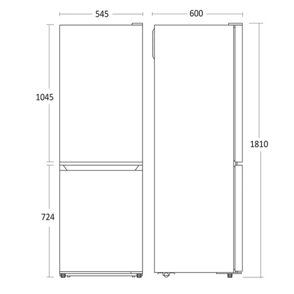 Külmik Combi CBF253NFXE