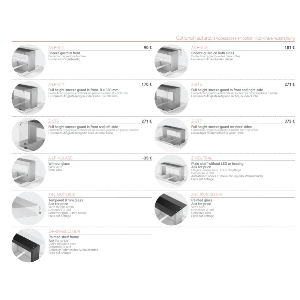 LED-valgustusega buffet-riiul 1393 mm