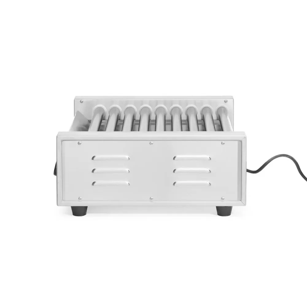 Karštų dešrelių grilis su dviem šildymo zonomis