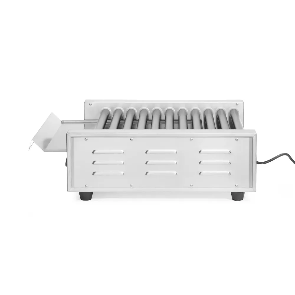 Karštų dešrelių grilis su dviem šildymo zonomis