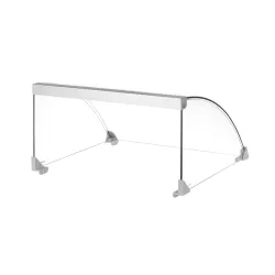 Stiklinis dangtelis Hot Dog griliui