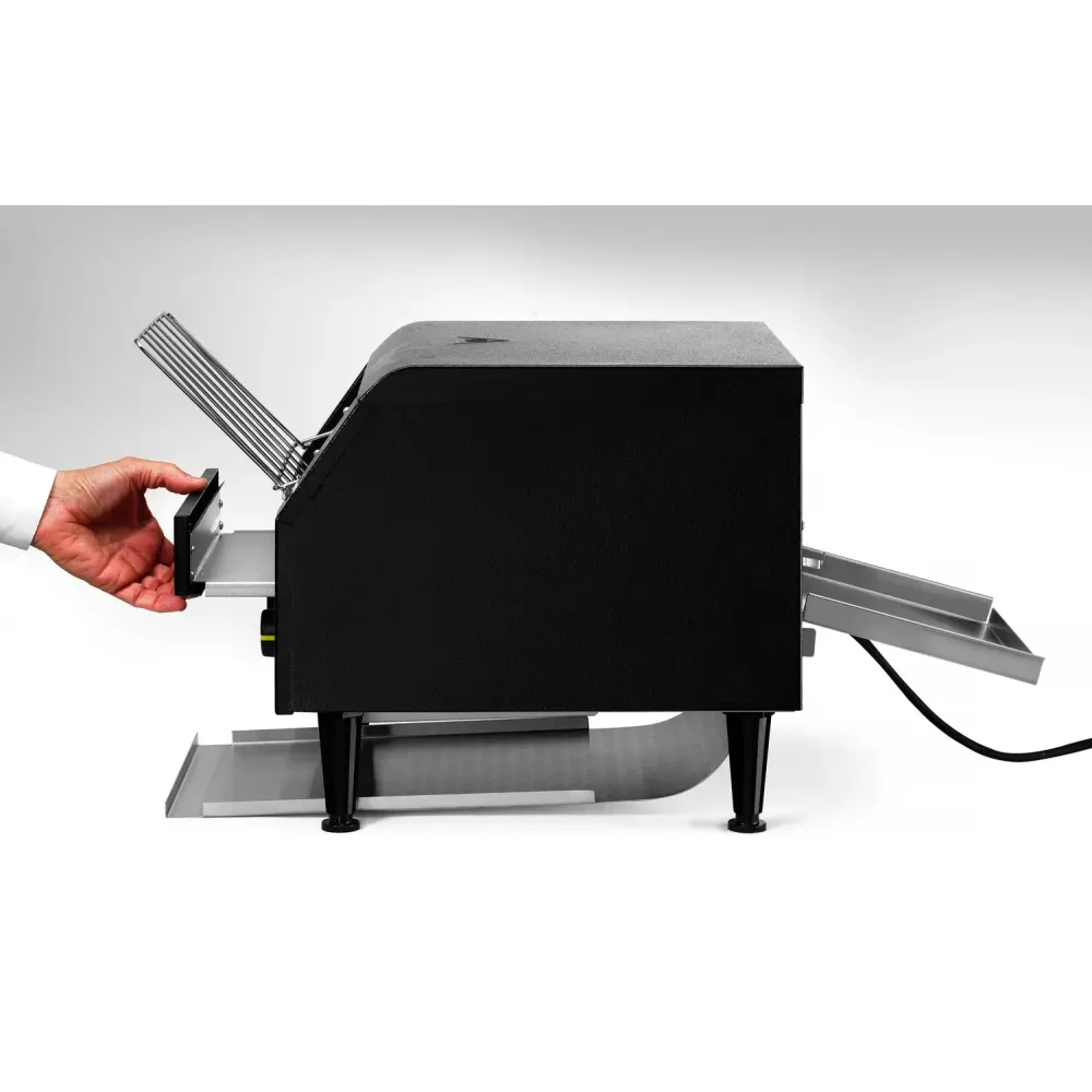 Dvigubas skrudintuvas su konvejeriu