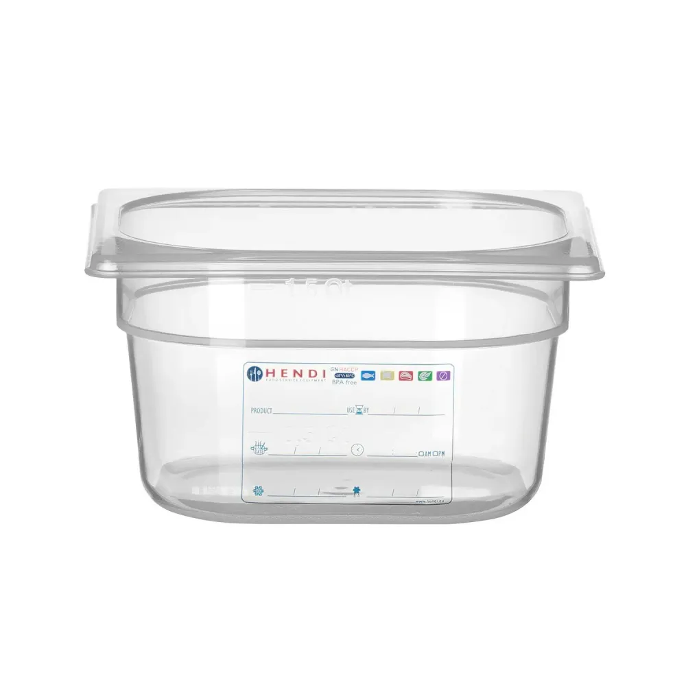 Clear GN1/6 Polypropylene Food Storage Container