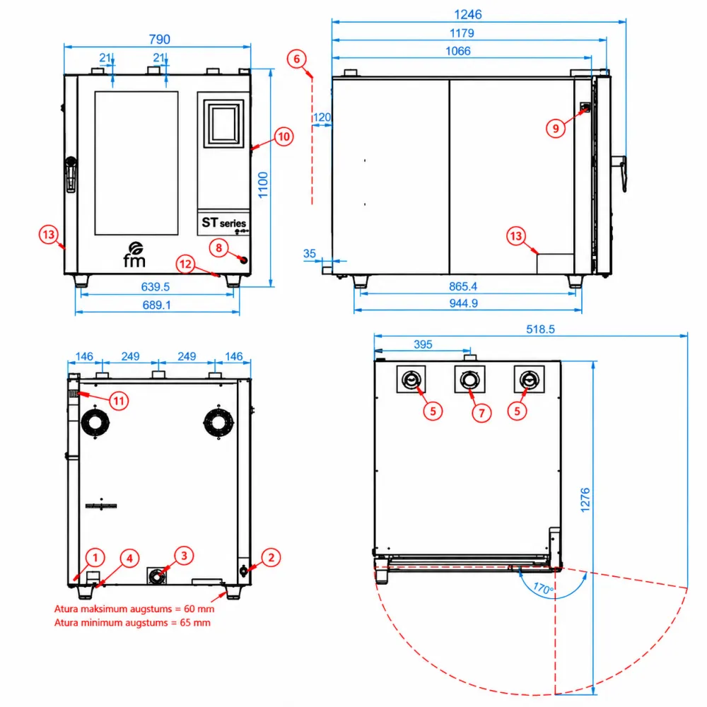 Gaasikonvektsioonahi STG 112 V7 GAS