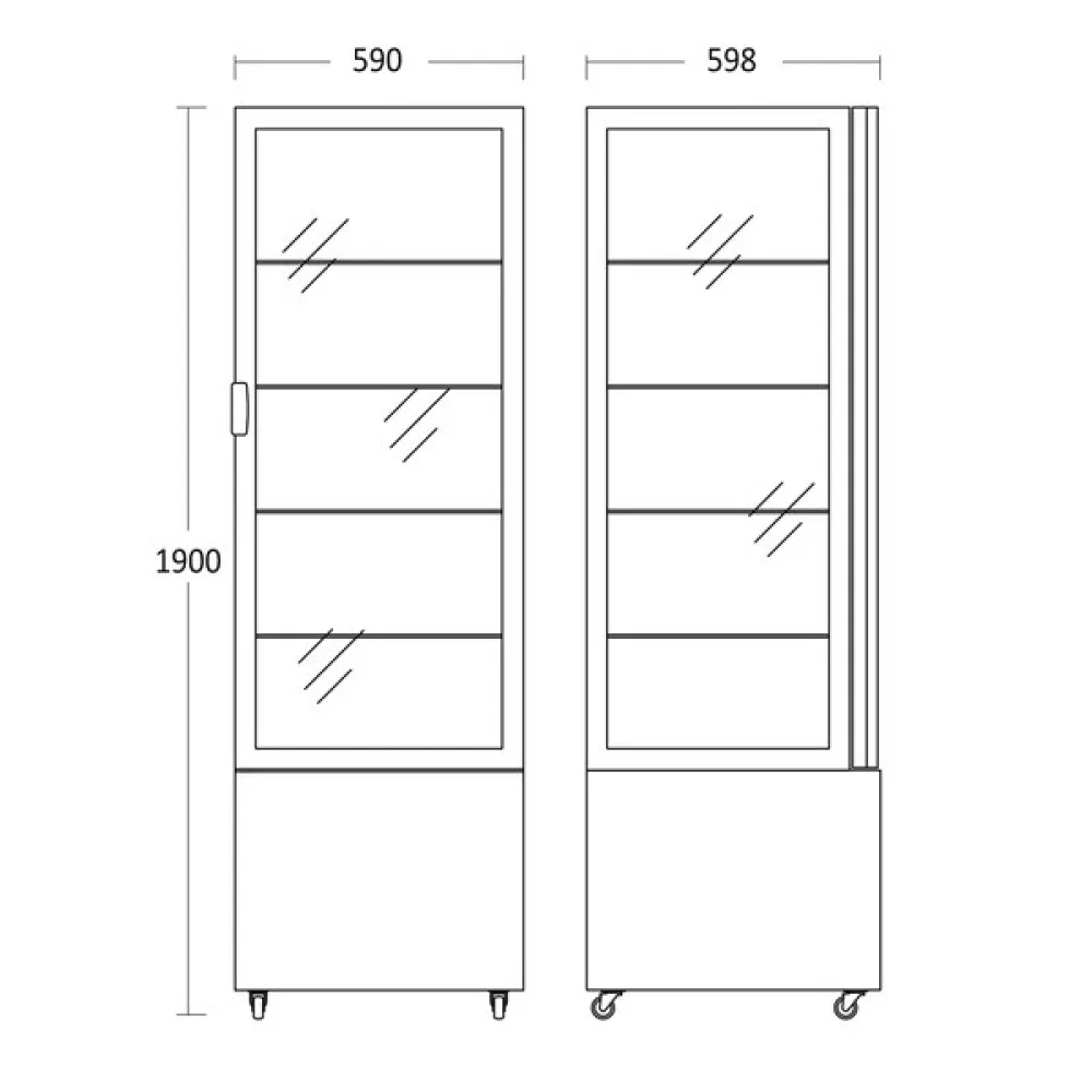 Vitrine à Pâtisserie DC402BB - Éclat et Performance