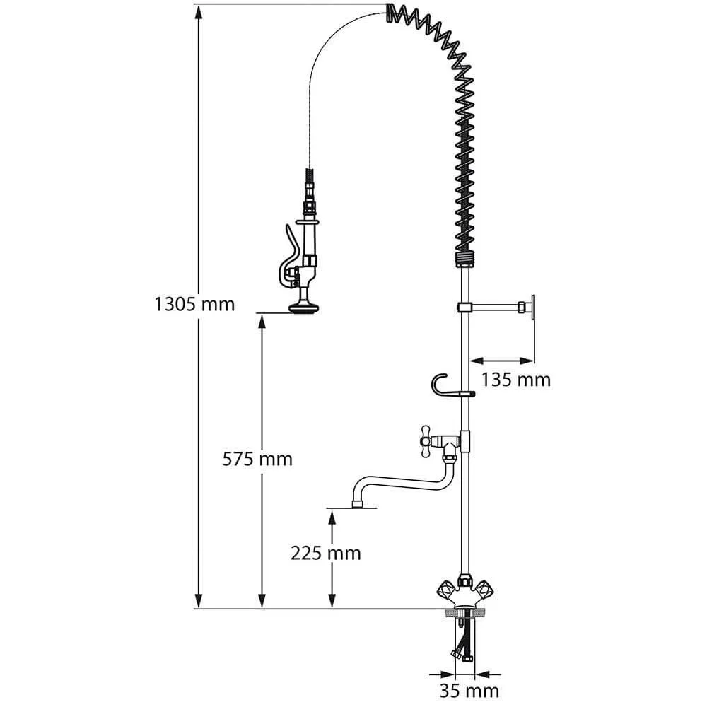 Premium Shower Mixer with Single Outlet