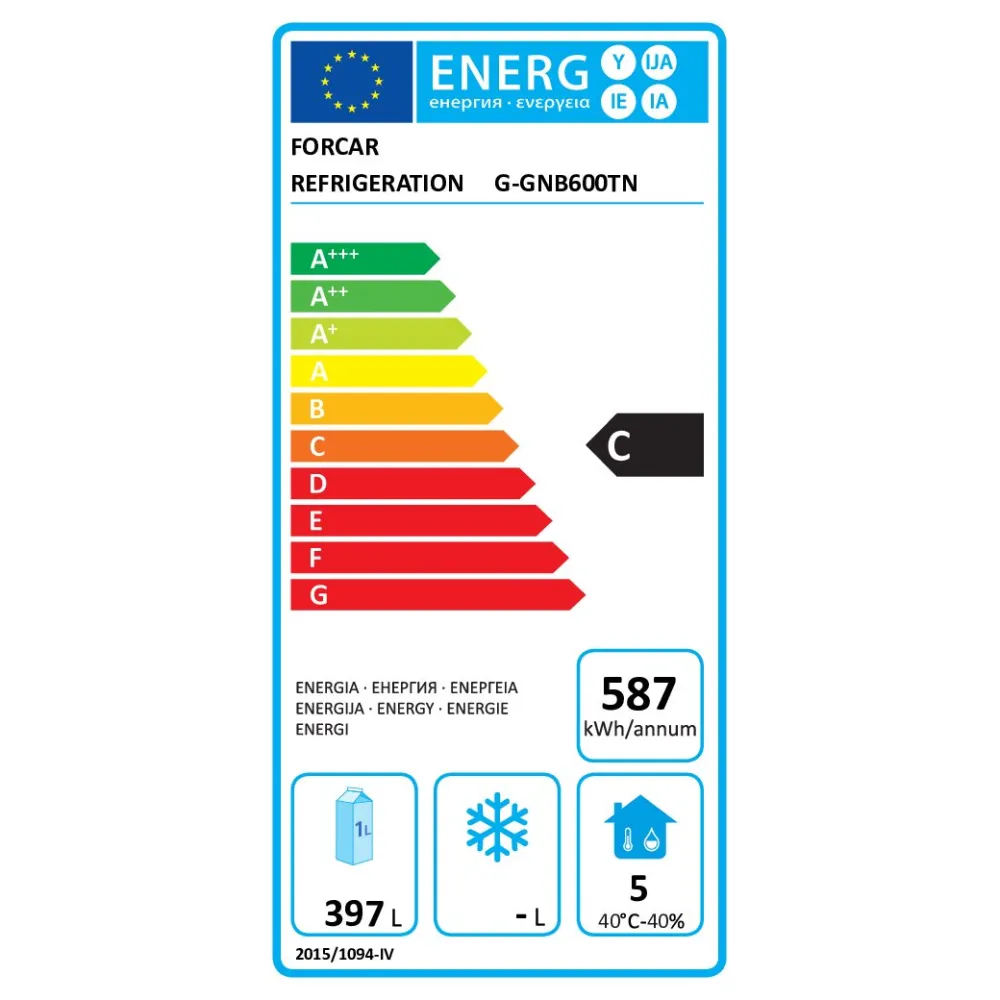 Külmkapp Eco Line GN2/1 G-GNB600TN