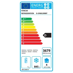 Kahe uksega sügavkülmik Eco Line GN2/1 G-GNB1200BT