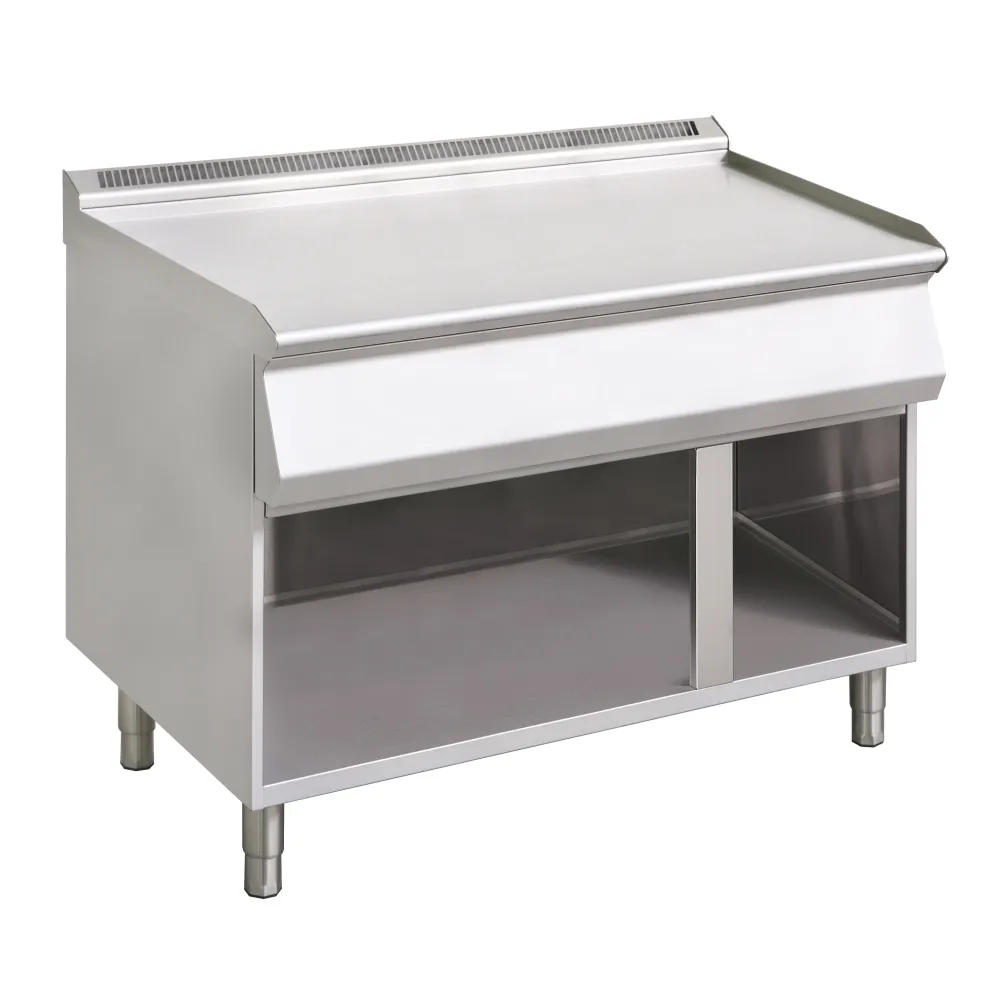 Nerūdijančio plieno virtuvinis stalas