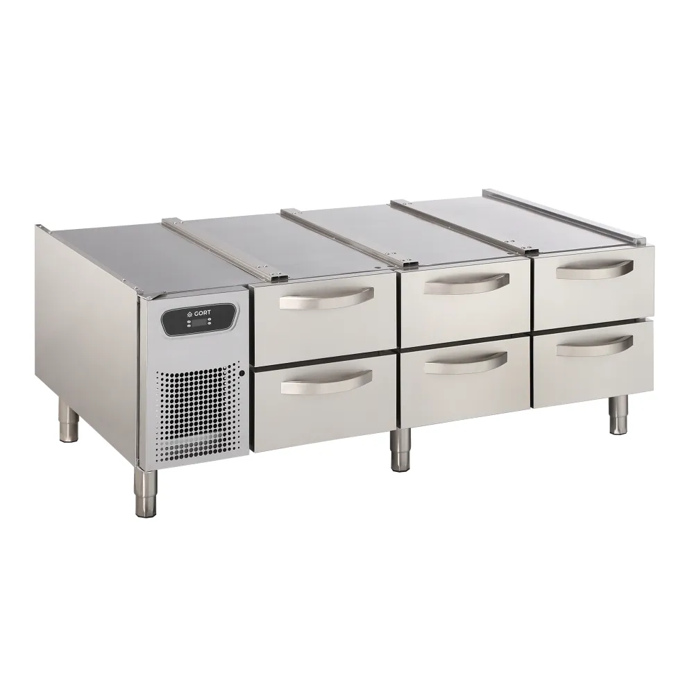 Jahutatud sahtlitega laudkülmik GN1/1-100 mm