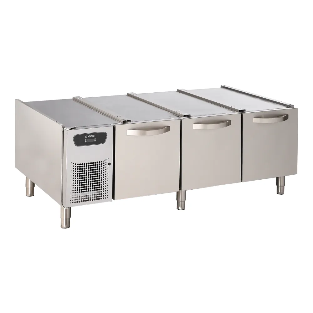 Stalinis šaldytuvas GN1/1 su stalčiais 180L