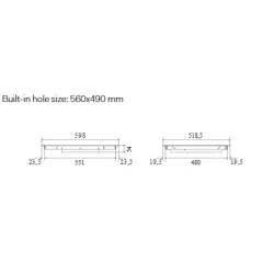 Induktsioonpliit HCBI604TC 60 cm 4 tsooni