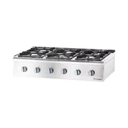 Gaasipliit 6 põletiga 36,5 kW