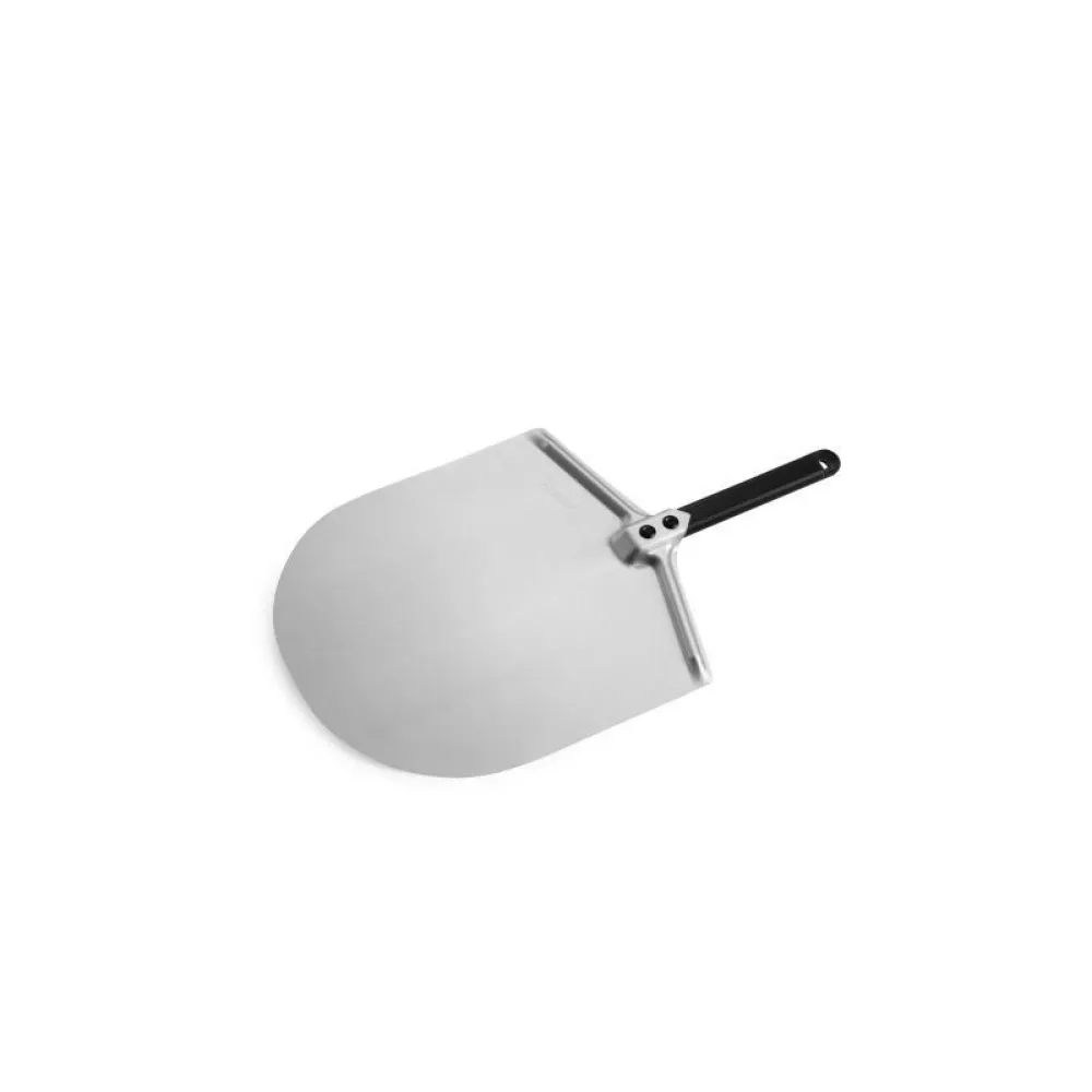 Alumīnija picu lāpstiņa ar īsu rokturi