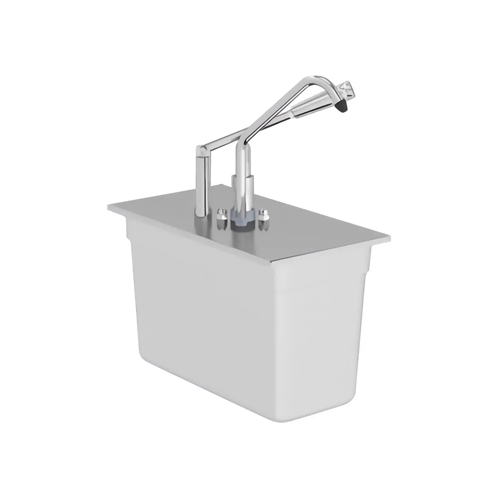 Диспенсер для соуса с насосом 5.25L из нержавеющей стали