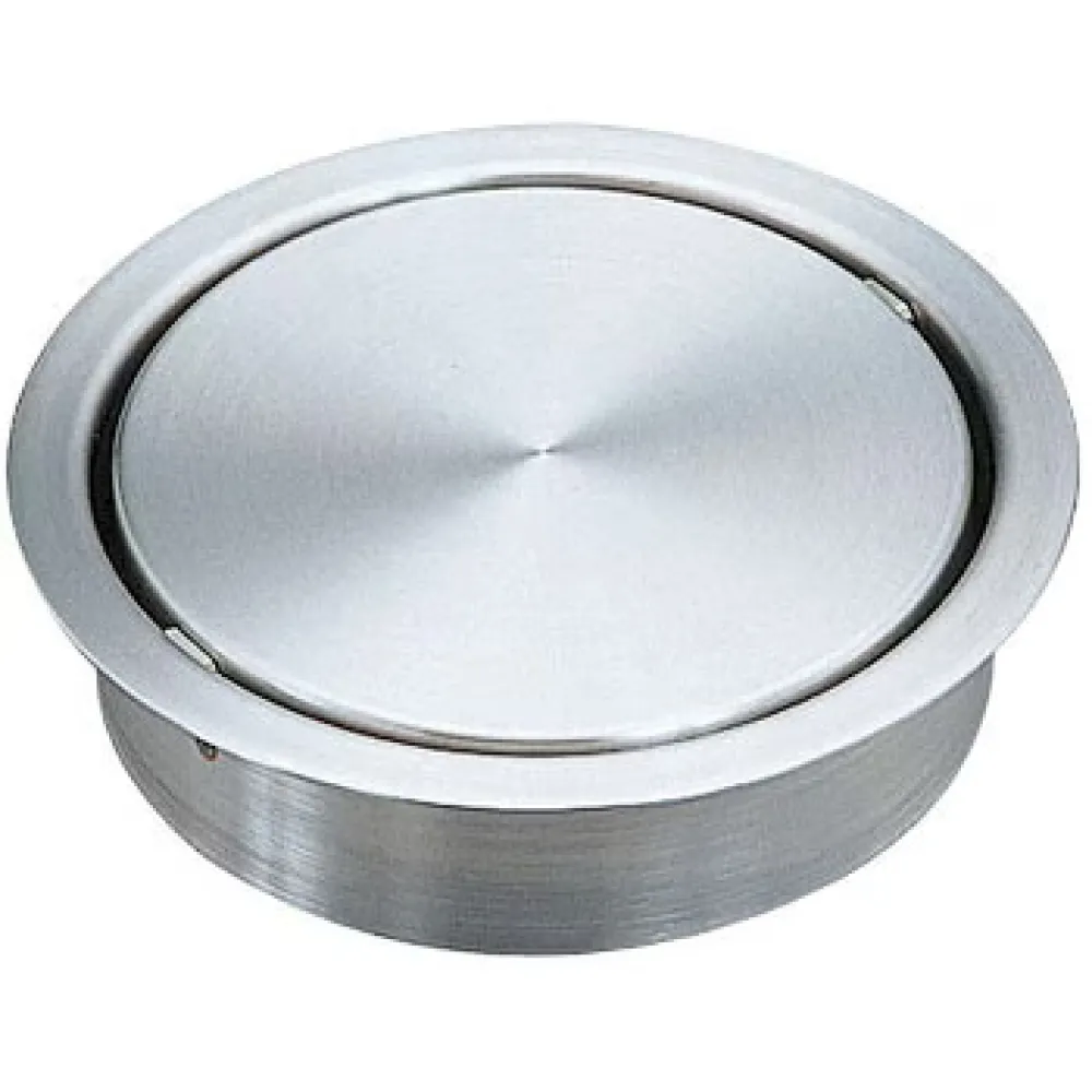 Prabangus nerūdijančio plieno atliekų dėklo dangtis