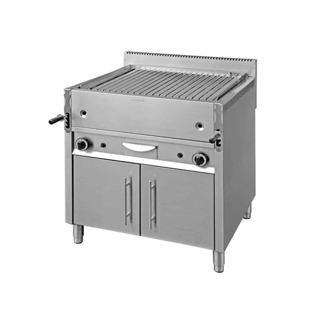 Sleek Electric Lava Rock Grill 800M