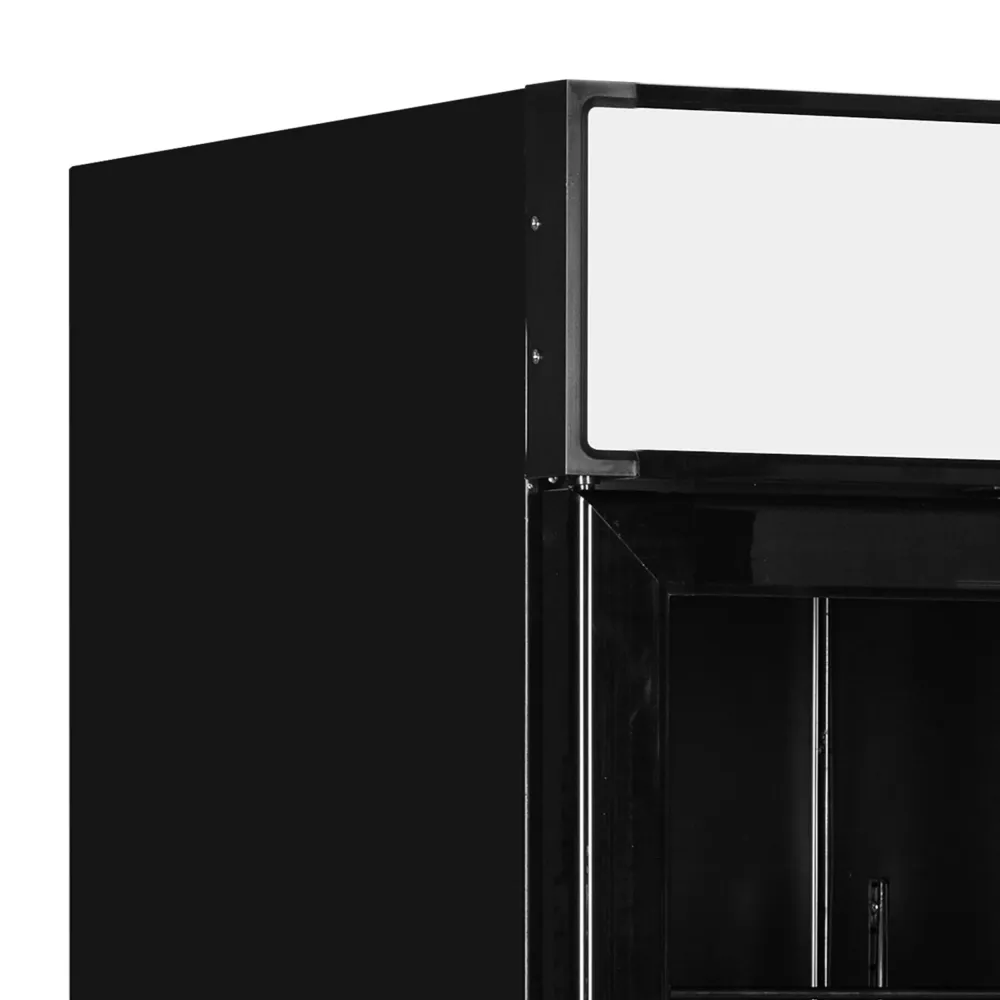 Premium 405L Display Freezer - Sleek Black