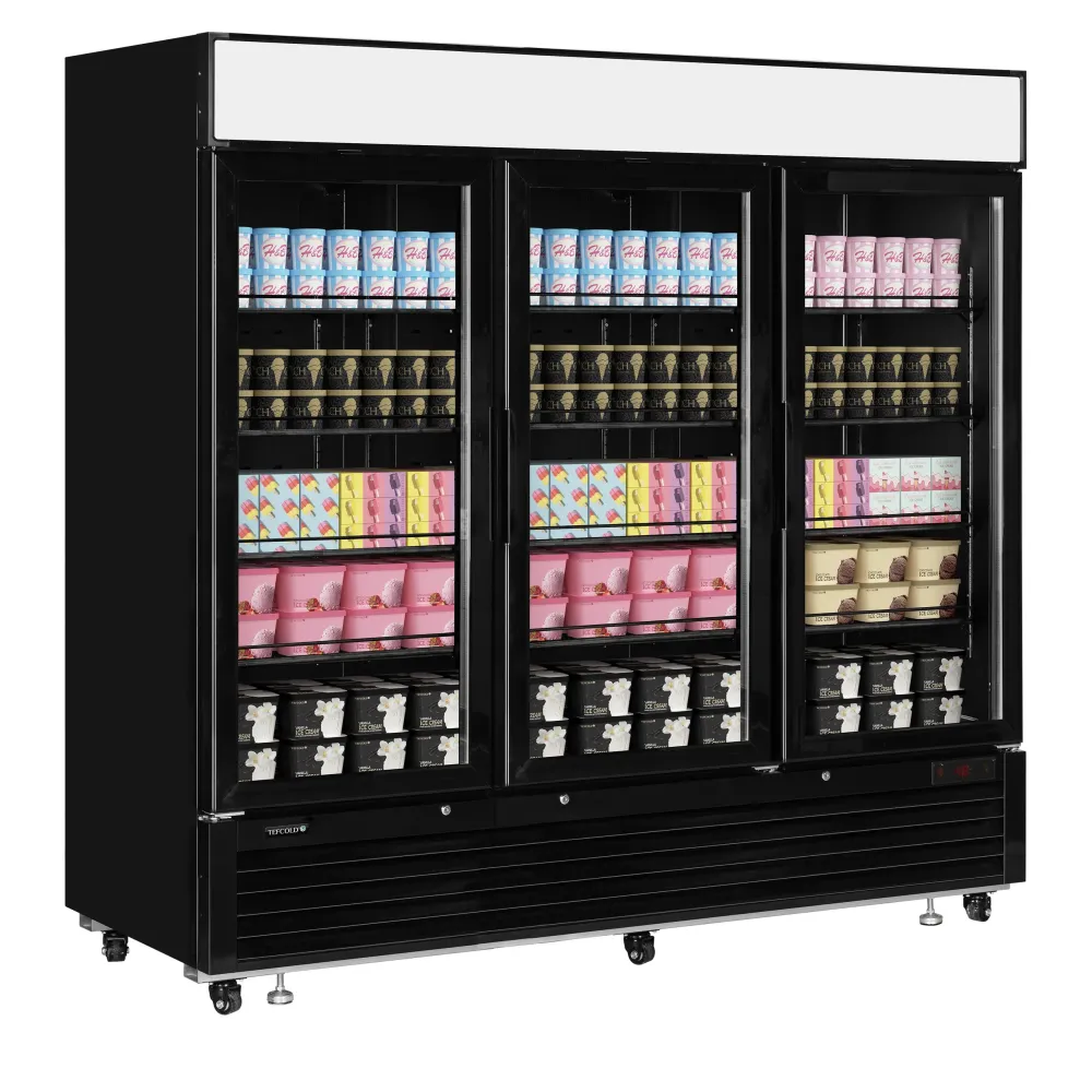 Triple-Door Display Freezer - 1436L