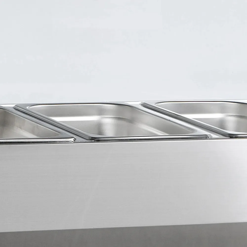 Premium Stainless Steel Showcase Cooler GVC 8