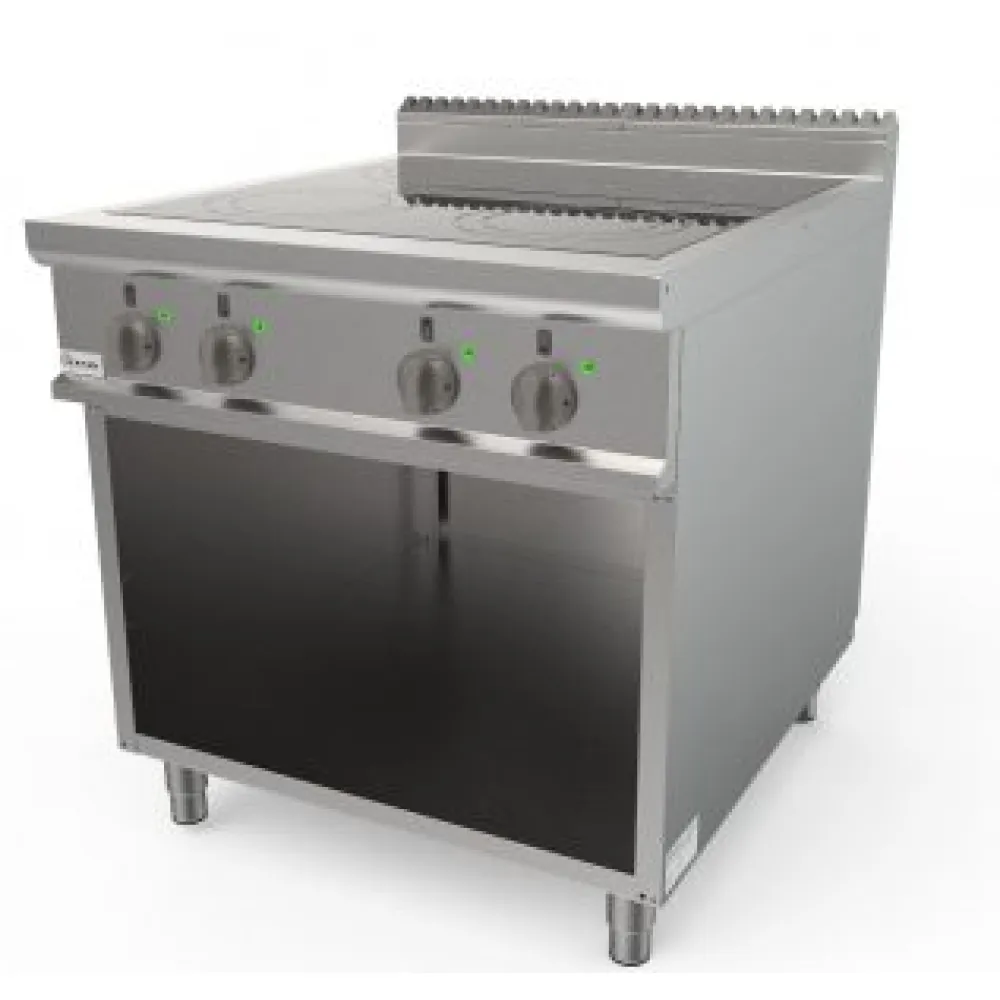 Professionaalne elektriline keraamiline pliit neutraalkapiga LUXE900