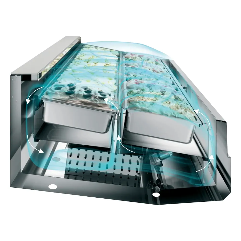 SUPER CAPRI vitrīna saldētava 12