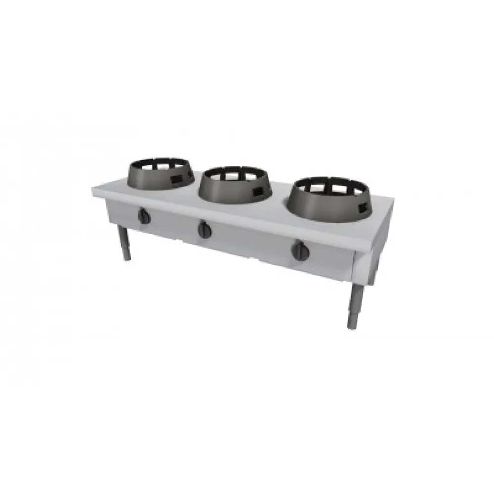 Professionaalne Gaasiga WOK Pliit 1500x600 mm TL03150060GG