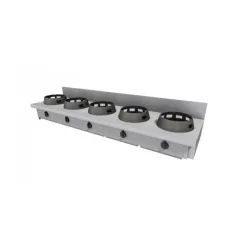 Gaasiga WOK pliit 2500x700mm LS0250070BB