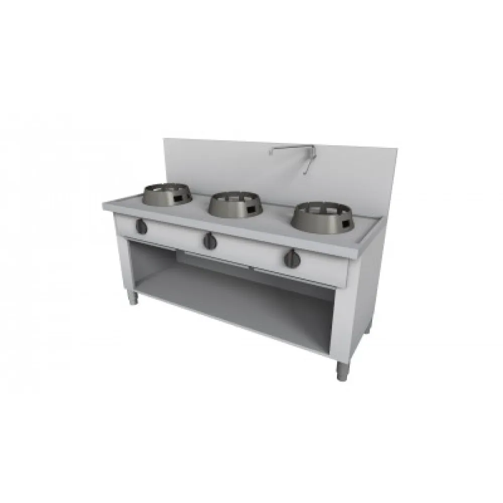 Gaasiga WOK pliit 1500x700mm