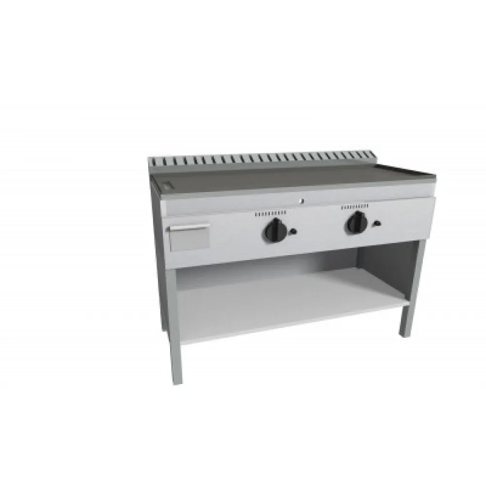 Professionaalne Gaasigrill Sileda Pinnaga FRY-TOP FTSPS/2GK.BA