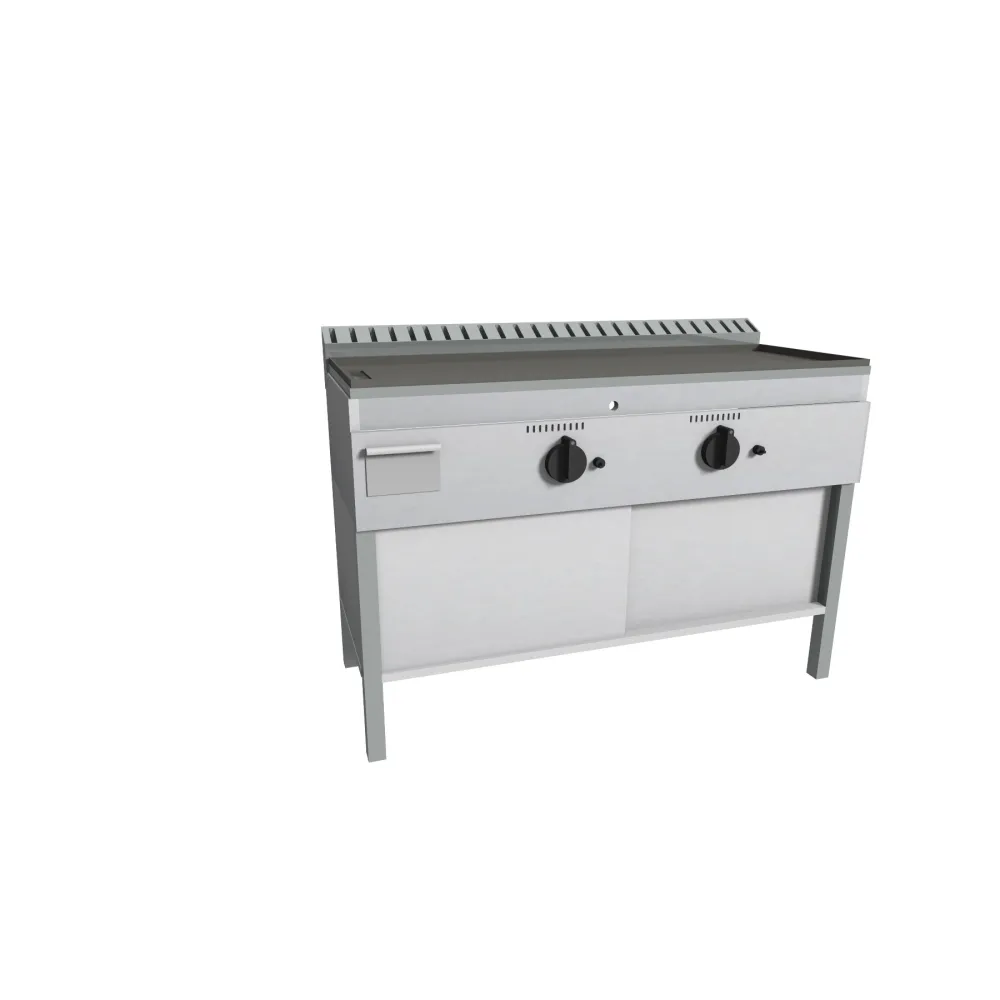 Elektriline sile grillpind liuguste ja kapiga FRY-TOP FTSPS/126EK.BC