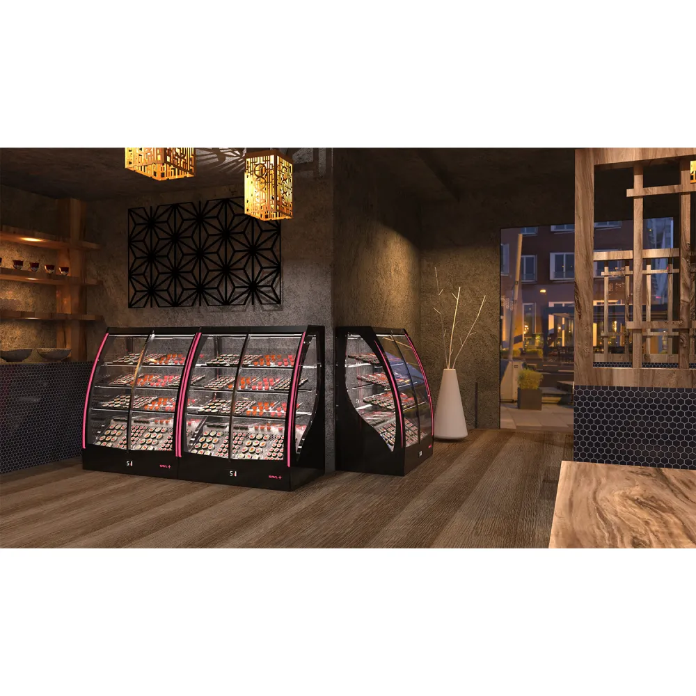 PAK Curved Šaltos Vitrinos