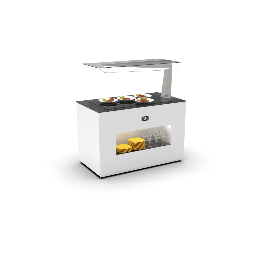 Buffet Chauffant en Verre BUCA