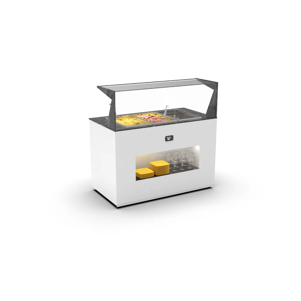 Подогреваемый буфет для гастрономических ёмкостей (GN) BUB150E