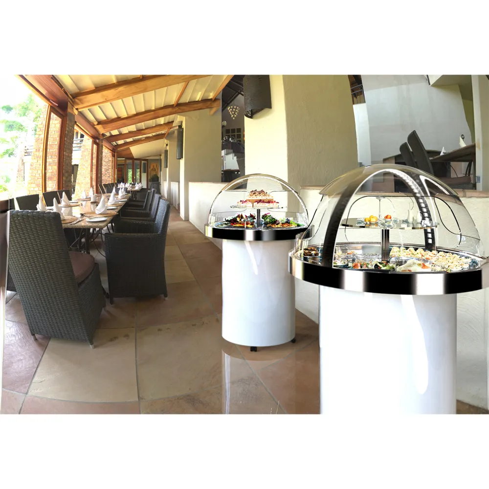 Apaļā ekspozīcijas vitrīna BUF360P