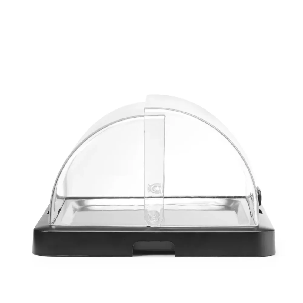 Külmdisplei marmiit rullkattega 460x355x(H)220 mm, must