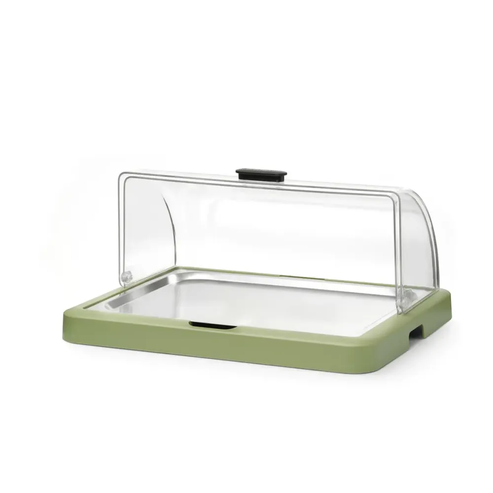 Roheline Külm Esitlusmarmiit Rullkaanega 460×355×(H)220 mm