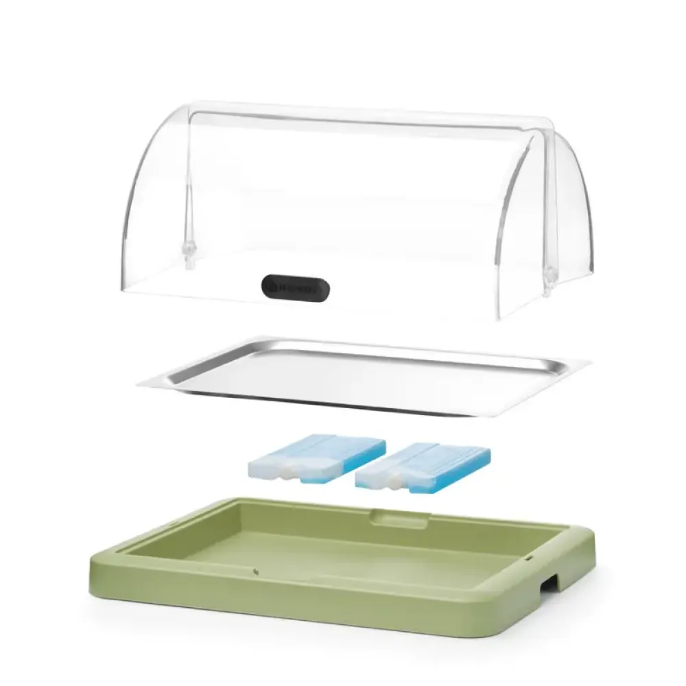 Roheline Külm Esitlusmarmiit Rullkaanega 460×355×(H)220 mm