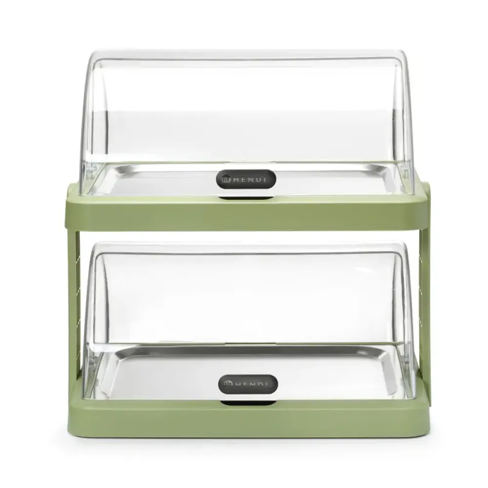 Roheline Topelt Külm Vitriinimarmiit Roll-Top Kaanega