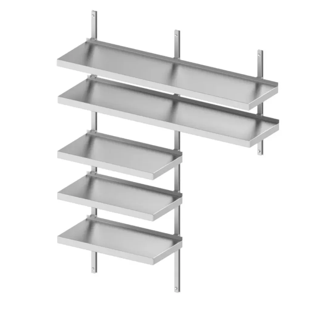 Seinariiulite süsteem 1200-4 ühe riiuliga (LSX1-120/40/30)