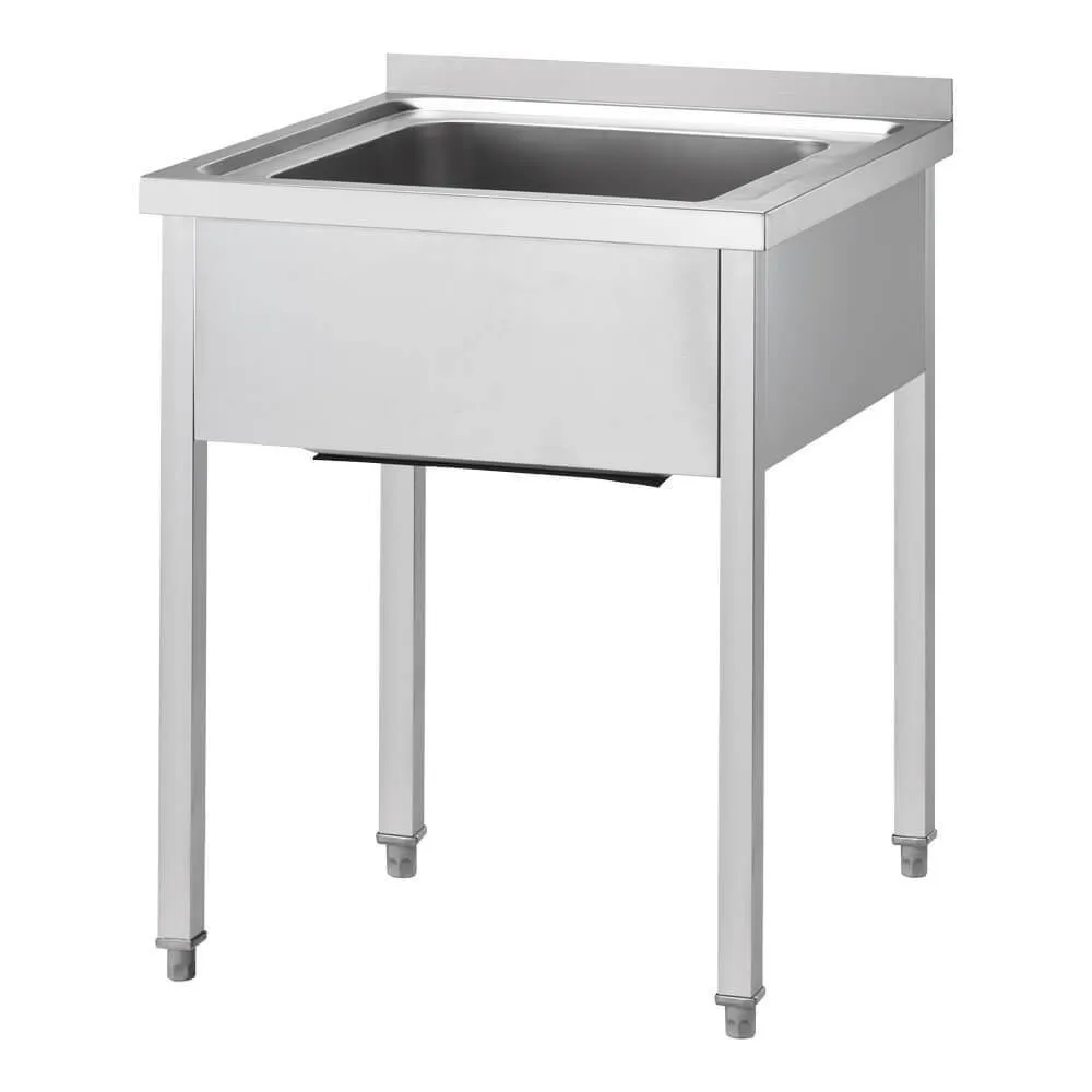 GREDIL roostevabast terasest valamu laud 600 × 600 × 850 mm (673466)