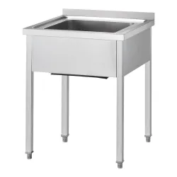 GREDIL roostevabast terasest valamu laud 600 × 600 × 850 mm