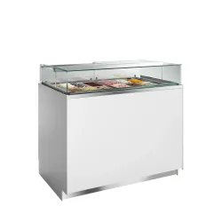Jäätisevitrine kahe tsooniga, 224 l