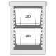 Termiliselt isoleeritud konteiner 12 x GN 1/1 20 mm (055106)