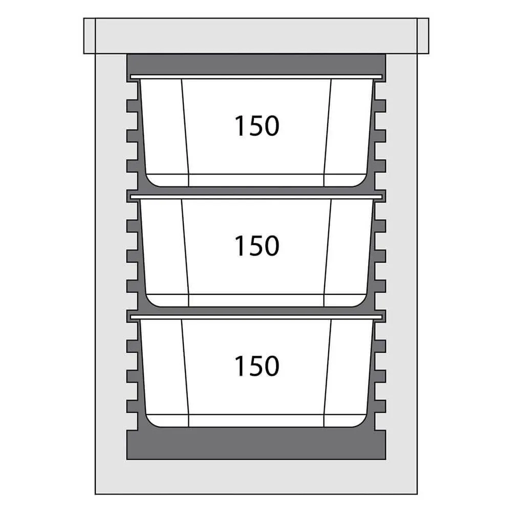 Termiliselt isoleeritud konteiner 12 x GN 1/1 20 mm (055106)