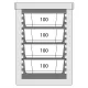 Termiliselt isoleeritud konteiner 12 x GN 1/1 20 mm (055106)