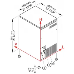 Jäämasin TB551 HC — 55 kg / 24 h