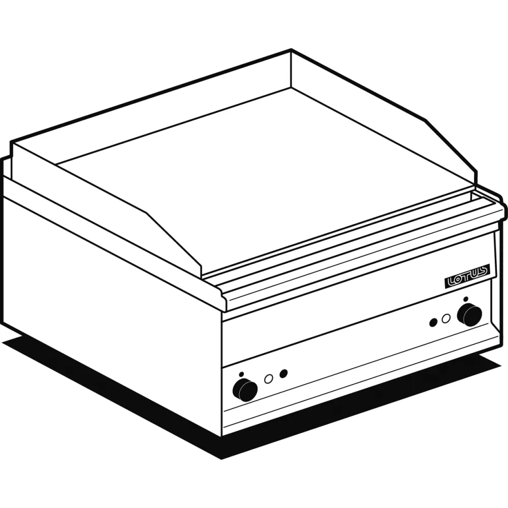 Elektriline grillplaat, sile kroomitud küpsetuspind FTL-2EMS (05066014)